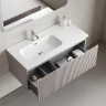 Тумба под раковину Sancos Snob R 1.0 100 L SNR1.0100LSM подвесная цвет Doha Soft