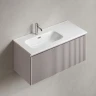 Тумба под раковину Sancos Snob R 1.0 100 L SNR1.0100LSM подвесная цвет Doha Soft