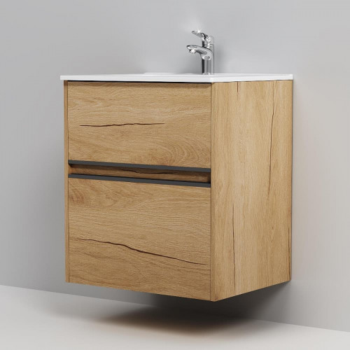 Тумба под раковину AM.PM Sense 60 M7BFUX0602OF подвесная цвет Дерево