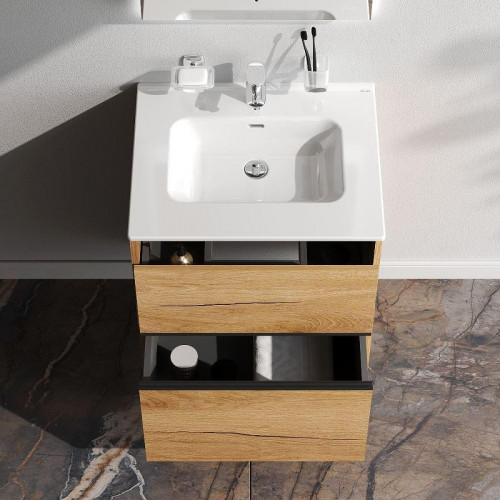 Тумба под раковину AM.PM Sense 60 M7BFUX0602OF подвесная цвет Дерево
