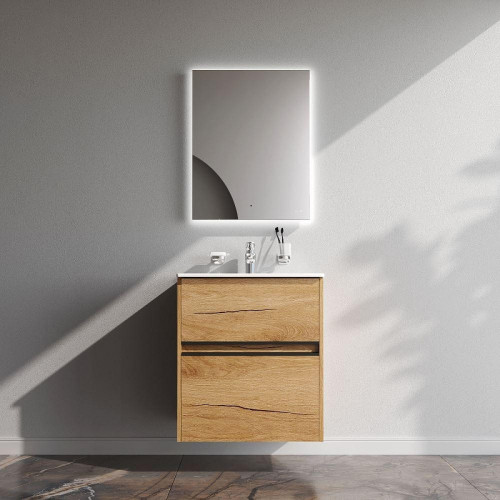 Тумба под раковину AM.PM Sense 60 M7BFUX0602OF подвесная цвет Дерево