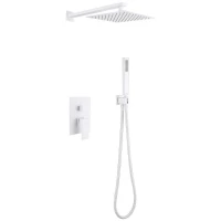Душевая система Abber Daheim AF8219W цвет Белый матовый