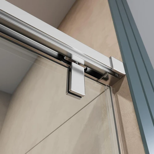 Душевая дверь BelBagno Soft Close-1 140 SOFT_CLOSE-1-BF-1-140-C-Cr профиль Хром стекло прозрачное