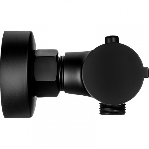 Смеситель для душа Swedbe Mercury 9025B с термостатом Черный матовый латунь на стену