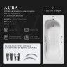 Чугунная ванна Vinsent Veron Aura 150x75 VAU1507542H/VH0015GM-AS цвет Белый с дугообразными ручками оружейная сталь и антискользящим покрытием