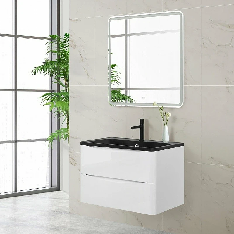 Зеркало BelBagno SPC-MAR-800-800-LED-TCH-WARM с подсветкой с подогревом с сенсорным выключателем стекло