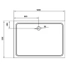 Душевой поддон из стеклокомпозита Cezares Tray SMC 120x90 TRAY-M-AH-120/90-35-W Белый