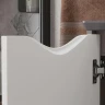 Тумба под раковину Equil Smile 40 tpSMILE40.1D.L-04 подвесная цвет Белый Лен антрацит