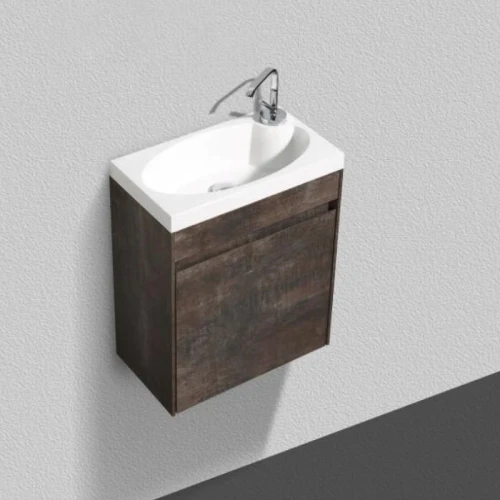 Тумба под раковину BelBagno Pietra Mini 46 PIETRA MINI-460-1A-SO-PT-R подвесная Stone МДФ / ЛДСП