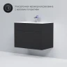 Тумба под раковину AM.PM Inspire V2.0 80 M50AFHX0803GM подвесная Графит МДФ / ЛДСП