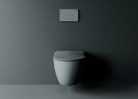 Унитаз Creavit Free FE322-11CG00E-0000 подвесной Холодный серый матовый без сиденья фарфор подвесной