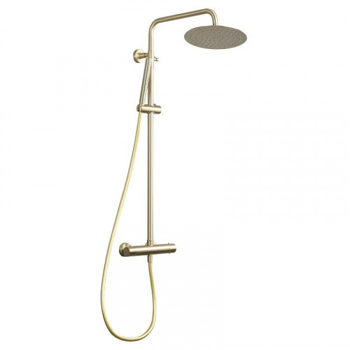 Душевая система Splendy Relax P RP208XTR25C1GM с термостатом цвет Золото матовое