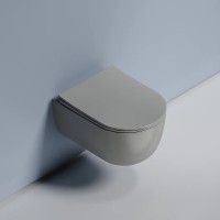 Унитаз Ceramicanova Modena Rimless CN6063MH подвесной Антрацит матовый с сиденьем Микролифт фарфор подвесной