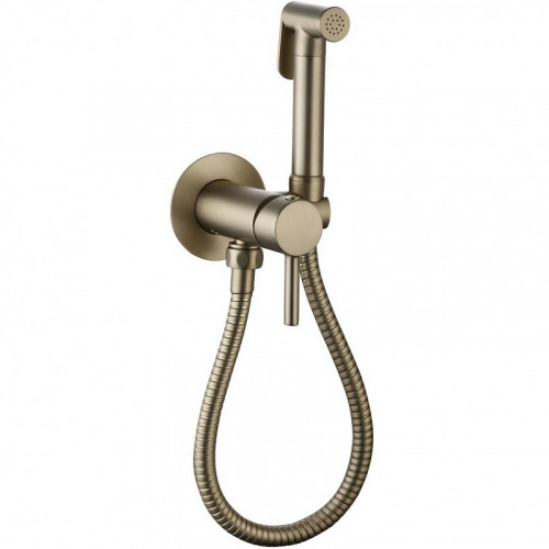 Гигиенический душ со смесителем CeramaLux KRS/006 Бронза латунь встраиваемый