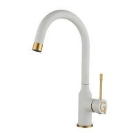 Смеситель для кухни Rivelato Garda 1923502 brina oro цвет Иней Золото