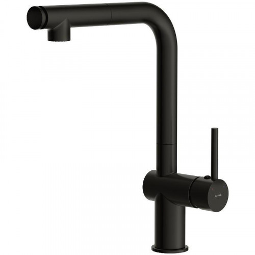 Смеситель для кухни Cersanit Flavis 68237 Черный матовый