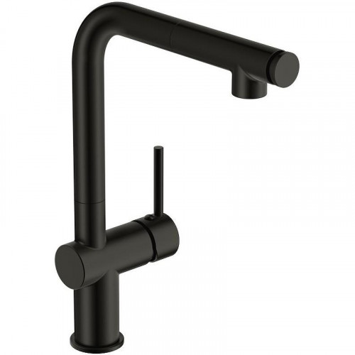 Смеситель для кухни Cersanit Flavis 68237 Черный матовый