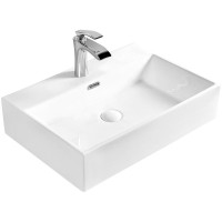 Раковина BelBagno 51 BB1340 Белая фаянс накладная
