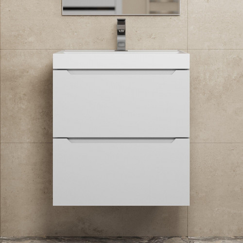 Тумба под раковину Uperwood Tanos 50 2930205147 подвесная цвет Белый матовый