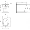 Унитаз с инсталляцией Santek Скай 1WH501869 цвет Белый с сиденьем Микролифт и клавишей смыва цвет Белый
