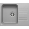Кухонная мойка Reflection Prima 60 RF0460GR Серая искусственный камень (литьевой мрамор) встраиваемый