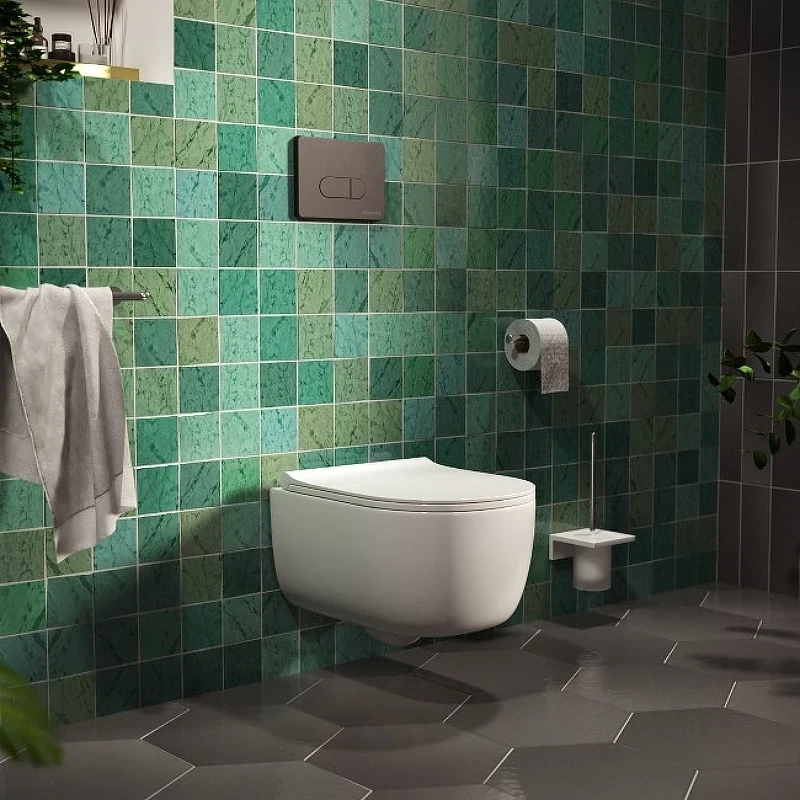 Инсталляция Berges Novum D5 040235 для унитаза с Черной клавишей смыва пластик