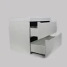 Тумба с раковиной Uperwood Tanos 80 29111020231 подвесная цвет Белый матовый Графит матовый