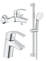 Комплект смесителей Grohe Eurosmart 129153 цвет Хром