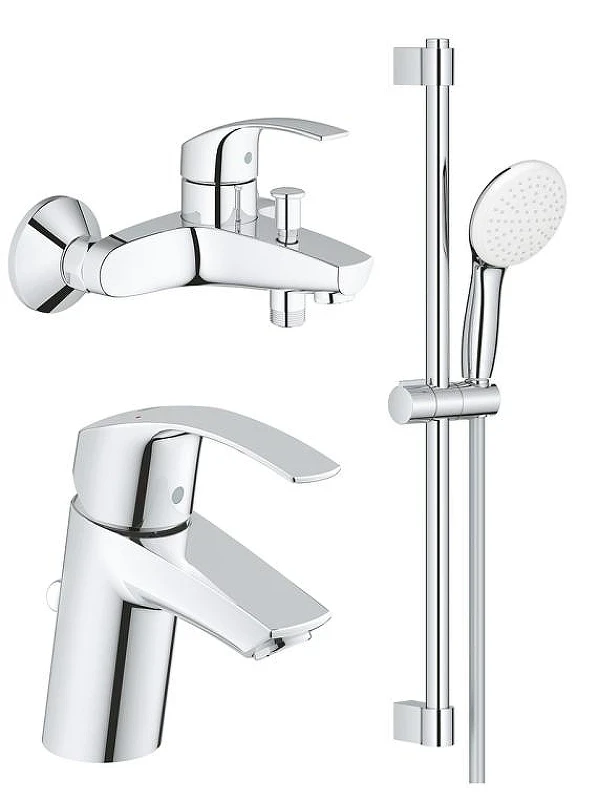 Комплект смесителей Grohe Eurosmart 129153 цвет Хром