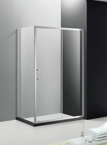 Душевой уголок Cezares Molveno 140x90 MOLVENO-AH-11-140/90-C-Cr-IV профиль Хром стекло прозрачное