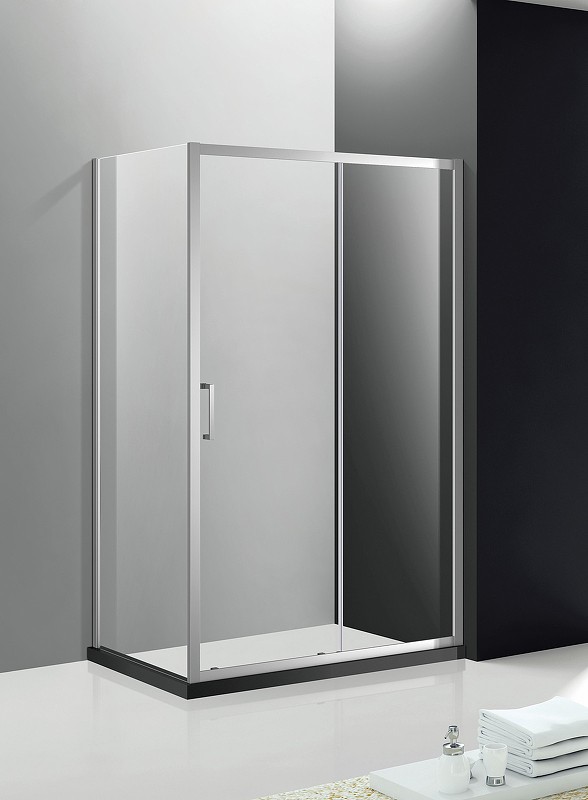 Душевой уголок Cezares Molveno 140x90 MOLVENO-AH-11-140/90-C-Cr-IV профиль Хром стекло прозрачное