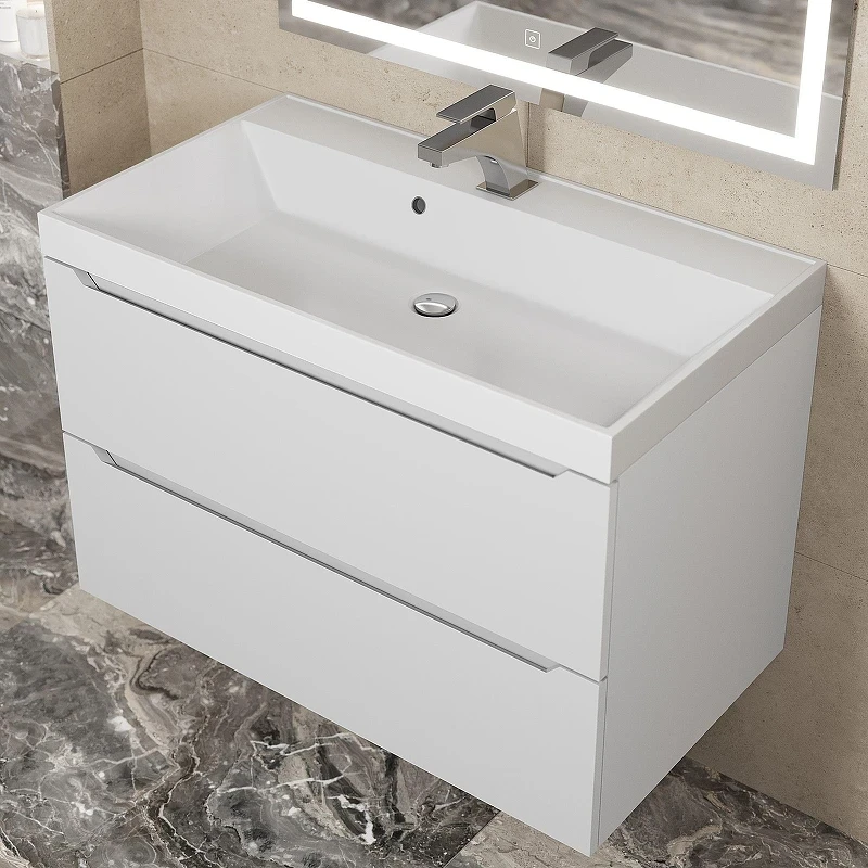 Раковина Uperwood Classic 80 291020337 цвет Белый глянцевый