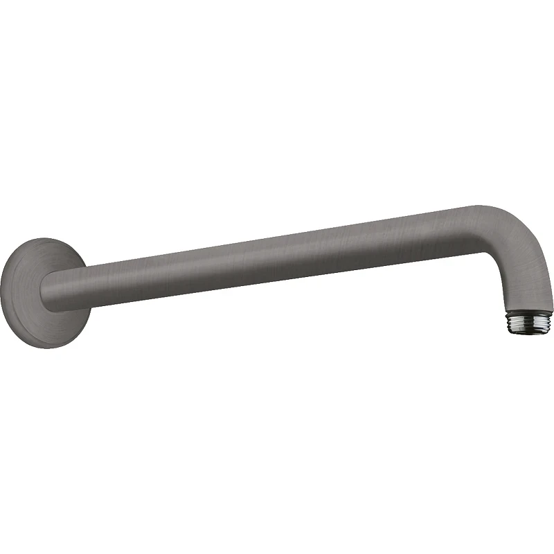 Кронштейн для верхнего душа Hansgrohe 27413340 Шлифованный черный хром латунь на стену