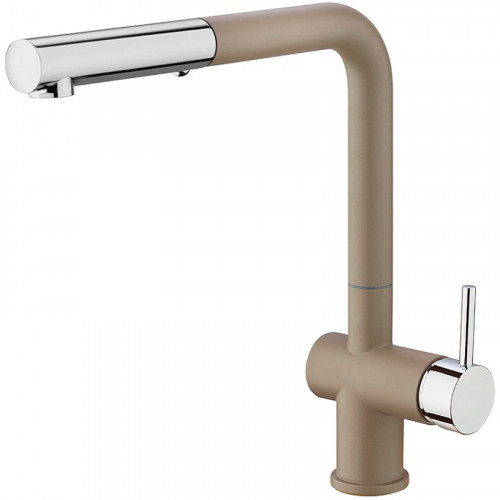 Смеситель для кухни Paini Cox HD72566CR1KM Бежевый матовый Хром