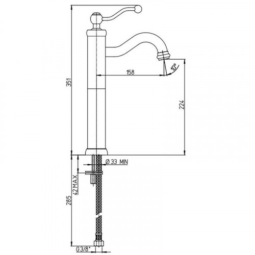 Смеситель для раковины Paini Duomo 88CR205LL Хром