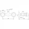 Смеситель для душа Migliore Korona Swarovski ML.KRN-4747.CR цвет Хром