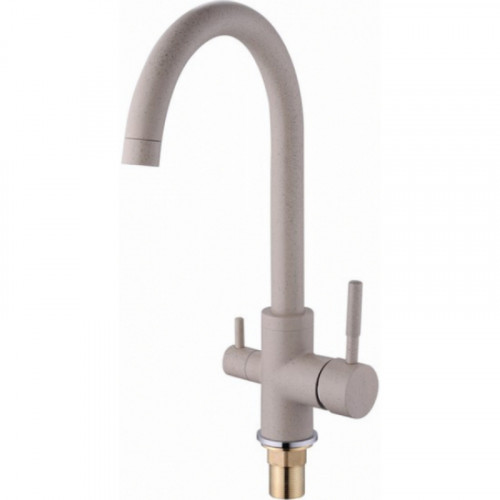 Смеситель для кухни Viko V-5114 Бежевый латунь
