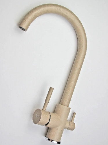 Смеситель для кухни Viko V-5114 Бежевый латунь