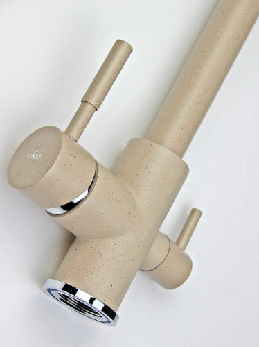 Смеситель для кухни Viko V-5114 Бежевый латунь