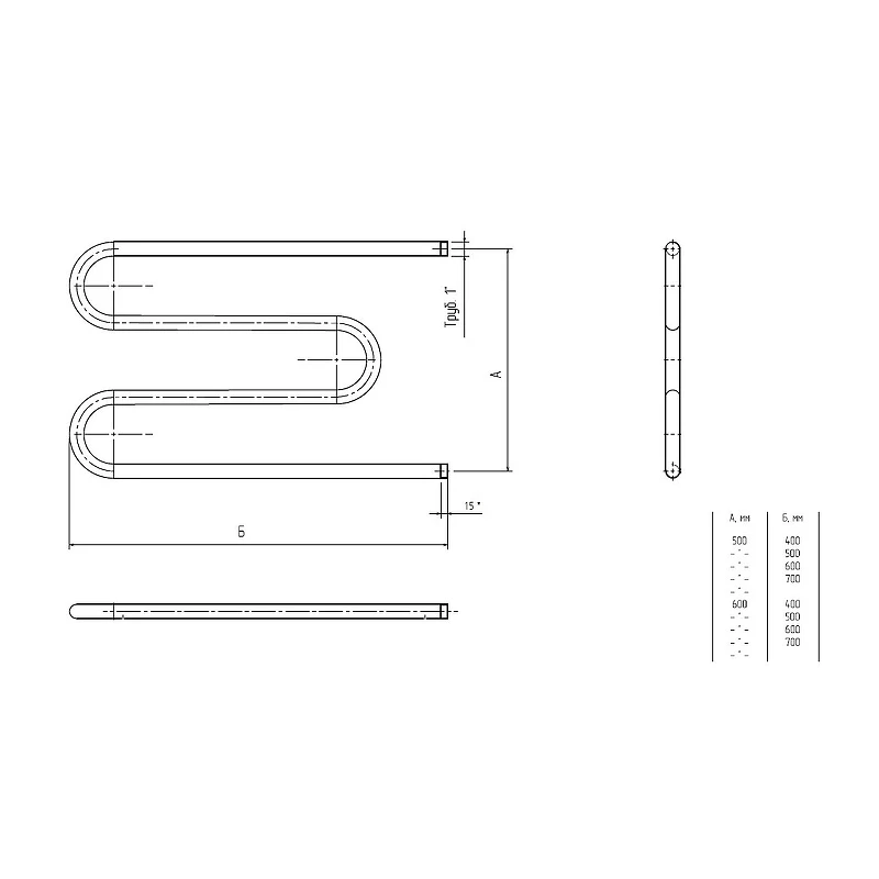 Водяной полотенцесушитель Mixline Simple M 60x60 557096 цвет Хром