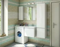 Тумба с раковиной Эстет Dallas Luxe 130 R ФР-00002421 подвесная Белая МДФ / ЛДСП