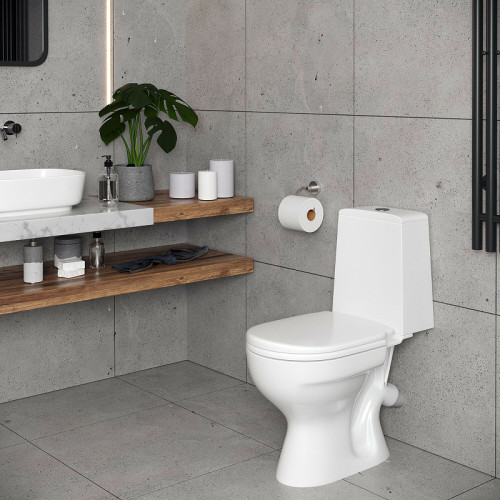 Унитаз компакт Aringa Рио AR01003WH с бачком и сиденьем