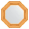 Зеркало Evoform Octagon 64х64 BY 7363 в багетной раме - Травленое золото 99