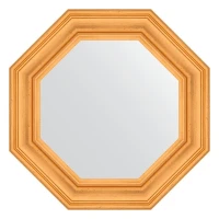 Зеркало Evoform Octagon 64х64 BY 7363 в багетной раме - Травленое золото 99