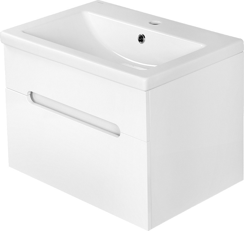 Тумба под раковину DIWO Коломна 60 KOL.T.60/P/W подвесная цвет Белый
