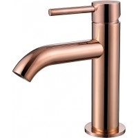 Смеситель для раковины Abber Wasser Kreis AF8110RG Розовое золото латунь