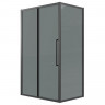 Душевой уголок Grossman Cosmo 110x100 120.K33.02.1110.21.10 профиль Черный матовый стекло тонированное