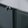 Душевой уголок Grossman Cosmo 110x100 120.K33.02.1110.21.10 профиль Черный матовый стекло тонированное