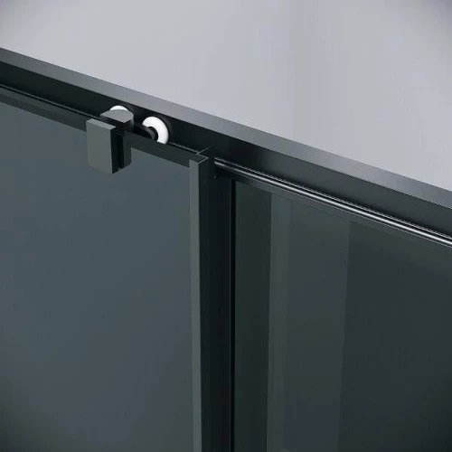 Душевой уголок Grossman Cosmo 110x100 120.K33.02.1110.21.10 профиль Черный матовый стекло тонированное