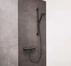 Душевой гарнитур Hansgrohe Alive Select S 24602670 цвет Черный матовый